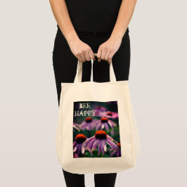 Bolsa Tote Flores roxas na RHS Wisley