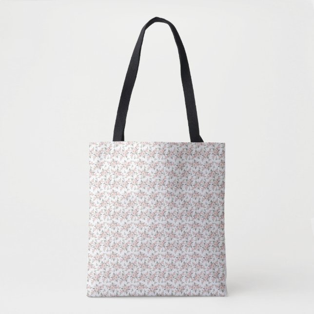 Bolsa Tote Flores São A Música Do Chão (Frente)
