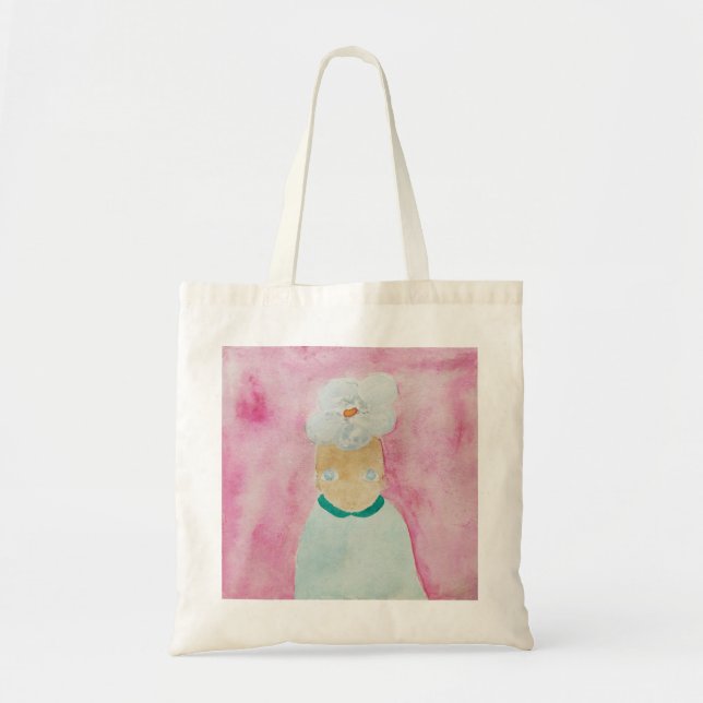 Bolsa Tote Flores são lindas (Frente)