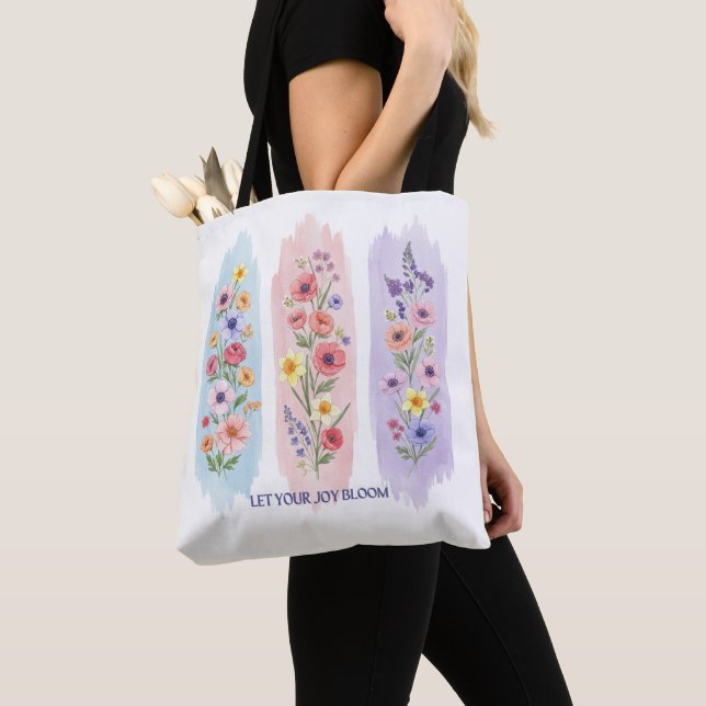 Bolsa Tote Flores selvagens (Close Up)