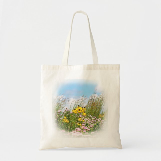 Bolsa Tote Flores selvagens 11 tote saco (Frente)