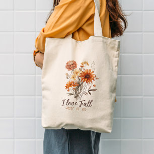 Bolsa Tote Flores Selvagens de Queda