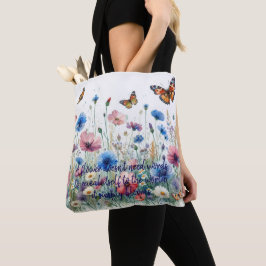 Bolsa Tote Flores Selvagens e Cotação