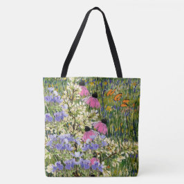Bolsa Tote Flores selvagens num Prado em Arles - Monograma