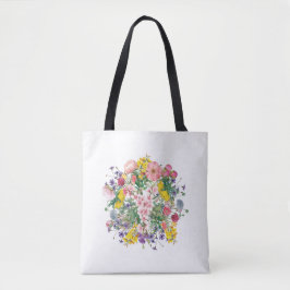 Bolsa Tote Flores Selvagens Sangue Colorido Colorido Sangue S