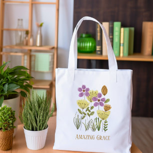 Bolsa Tote Flores Silvestres da Graça Incrível