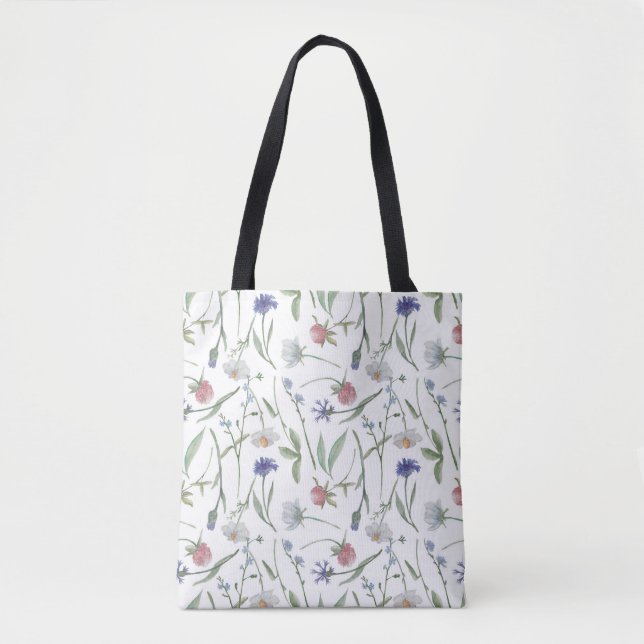 Bolsa Tote Flores silvestres de Daîne (Frente)