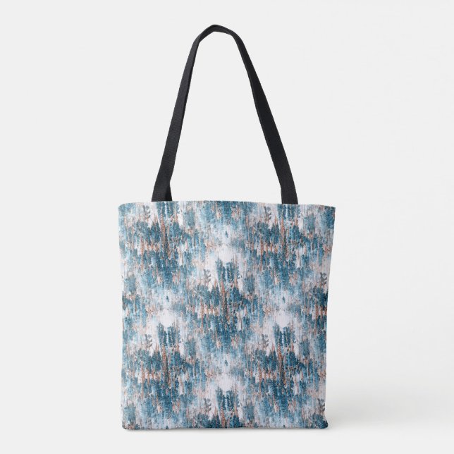 Bolsa Tote Flores silvestres de inverno.... (Verso)