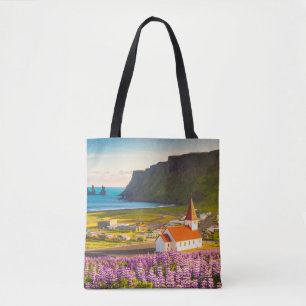 Bolsa Tote Flores Tremoços de Bloom, Sul da Islândia