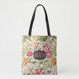 Bolsa Tote Flores Tropicais do Havaí