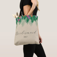 Flores Tropicais e Ramos de Palma Bridesmaid