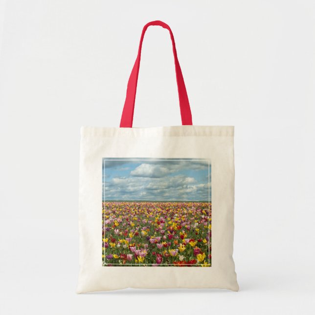 Bolsa Tote Flores | Tulips Willamette Valley Oregon (Frente)