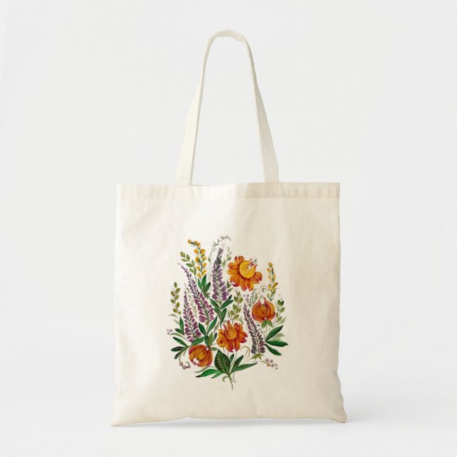 Bolsa Tote Flores ucranianas (Frente)