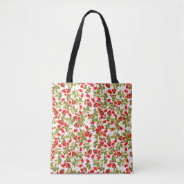 Bolsa Tote Flores vermelhas 2