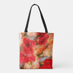 Bolsa Tote Flores vibrantes de gladíolo