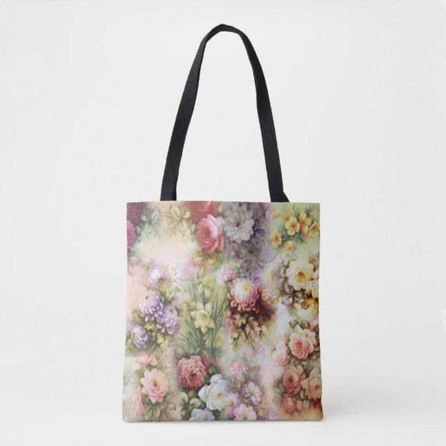 Bolsa Tote Flores Vintage (Frente)