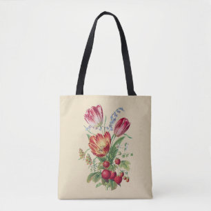 Bolsa Tote Flores Vintage I