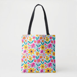 Bolsa Tote Florescem Ousadas 