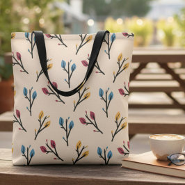 Bolsa Tote Florescer de Outono Todos os Dias