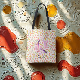 Bolsa Tote Florescimento Encantador de Quinn - Monograma Flor
