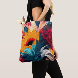 Bolsa Tote Florescimento Radiante – Ousada Expressão Floral A