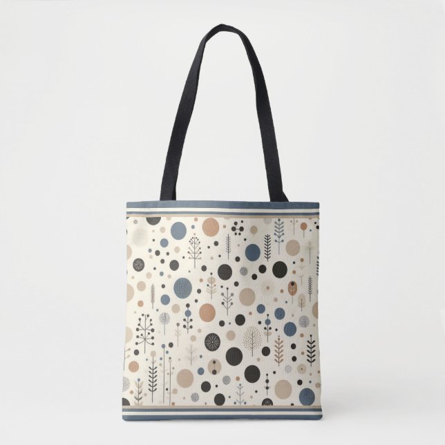 Bolsa Tote Floresta Abstrata (Frente)