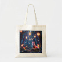 Floresta Branca - Fantasia Art Tote Bag