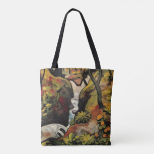 Bolsa Tote Floresta Brook por August Macke Expressionismo Vin