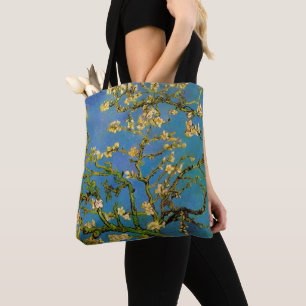 Bolsa Tote Floresta de Amêndoa Brilhante por Vincent van Gogh