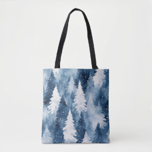 Bolsa Tote Floresta de Inverno de Silent Pines