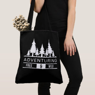 Bolsa Tote Floresta de Pinheiros de Aventura Design Livre e S