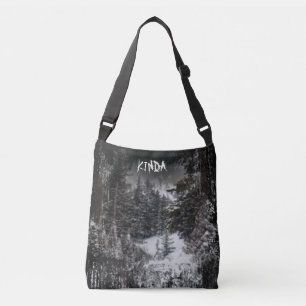Bolsa Tote Floresta Escura   Floresta Nevada