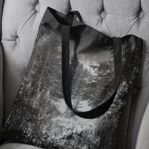 Bolsa Tote Floresta Escura Saco de Tota Florestal Neve