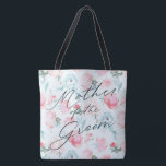 Bolsa Tote Floresta Floral de Jardim Francês Mãe do Groom<br><div class="desc">Design de Pedras Florais do Jardim Francês - com flores e folhagem pintadas manualmente com aquarelas, e com letra elegante de caligrafia com script. Um belo olhar de vintage em uma paleta de cor pastel que é perfeita para um primavera ou casamento de jardim de verão. Com os sentimentos do...</div>