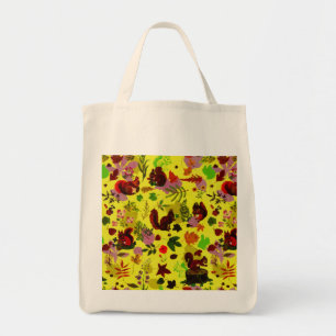 Bolsa Tote Floresta Natural do Ouro Vintage Autumn