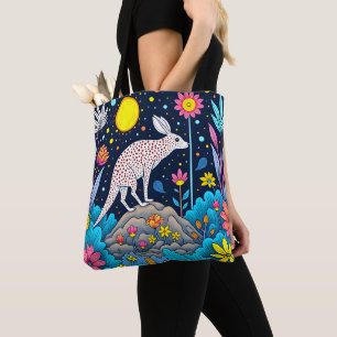 Bolsa Tote Floresta Noturna Sonhadora