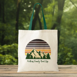 Bolsa Tote Floresta Verde de Férias da Família Natureza Perso
