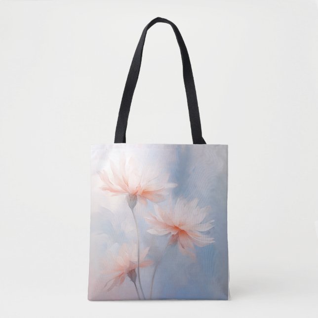 Bolsa Tote Florestas De Petal Selvagens De Pastel primavera H (Frente)