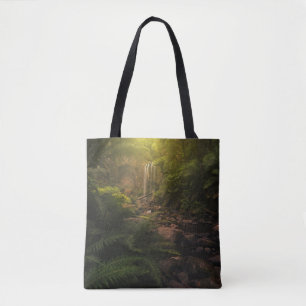Bolsa Tote Florestas Destaques da luz solar Cascata