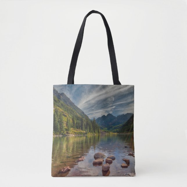 Bolsa Tote Florestas | Maroon Bells Colorado (Frente)