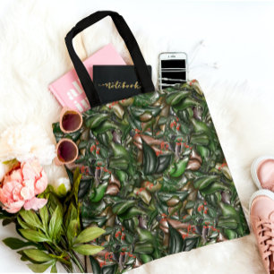 Bolsa Tote Florestas verdes e bagas