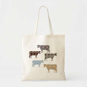 Bolsa Tote Florillas Cow