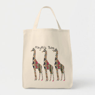 Bolsa Tote Florillas Giraffe Tote Bag