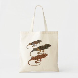 Bolsa Tote Florillas Lizards Tote Bag
