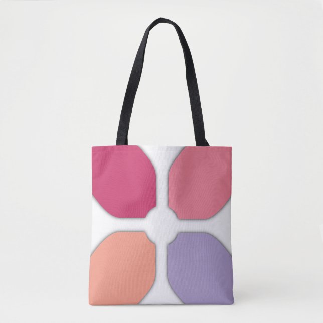 Bolsa Tote Flower Cross (Frente)