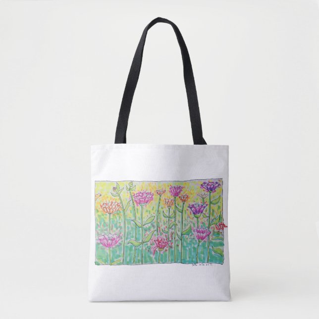 Bolsa Tote Flower Field (Frente)