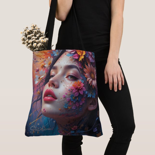 Bolsa Tote Flower Girl Fantasy (Close Up)