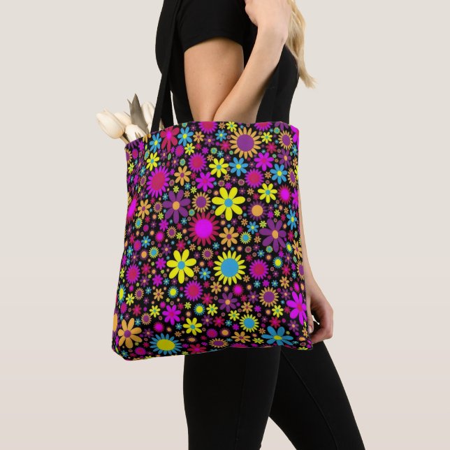 Bolsa Tote Flower Power (Close Up)