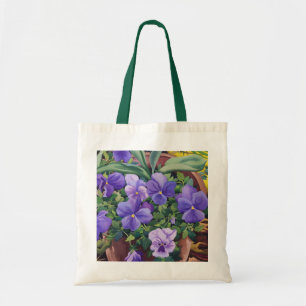 Bolsa Tote Flowerpots com Pansies 2007