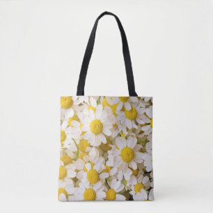 Bolsa Tote Flowers   Bunch of Chamomiles